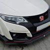 Maxton predný splitter V2 - Civic Type-R fk2