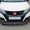 Maxton predný splitter V2 - Civic Type-R fk2